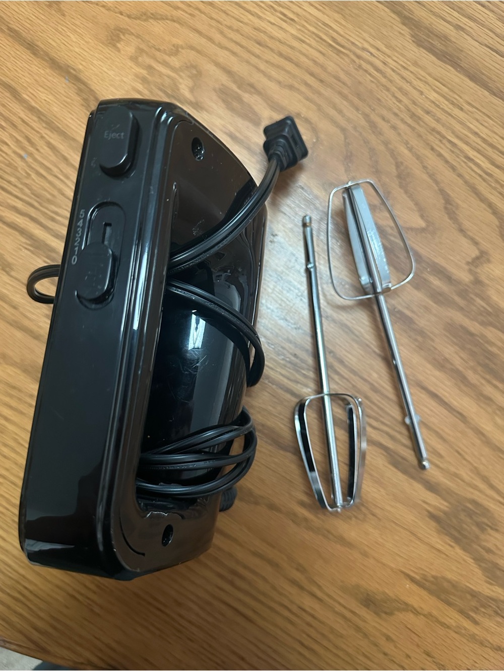 Black Hand Mixer with Beaters - Unbranded